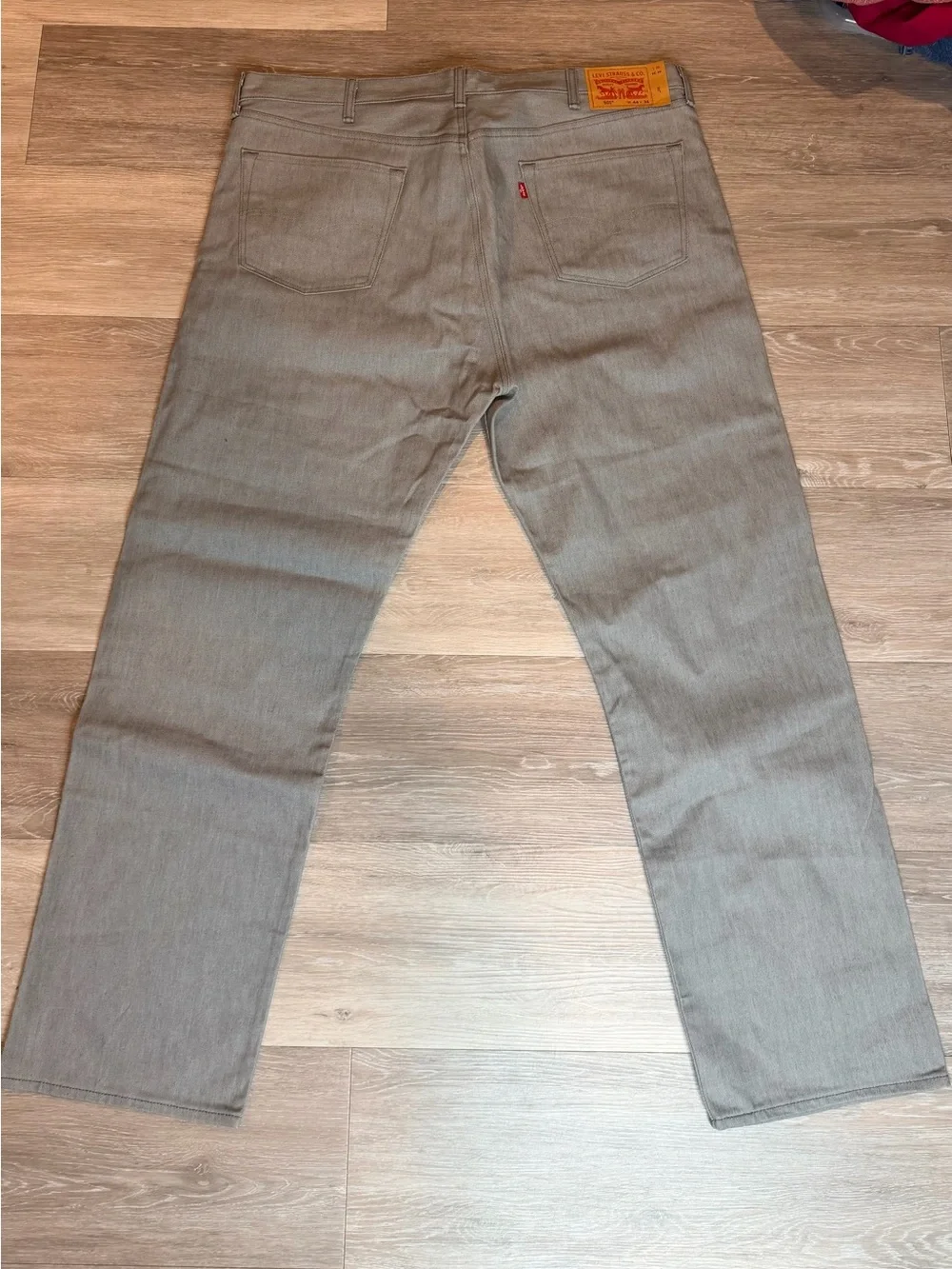 Levi's Men's 501 Straight Jeans in Gray